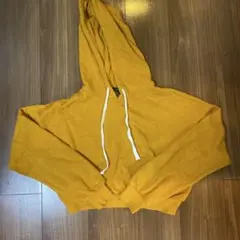 FOREVER 21 マスタード クロップドパーカー S/P