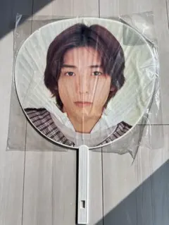 【激レア】嵐 二宮和也 デビュー年 1999年 初期 ジャンボうちわ ※難あり