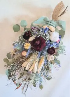 ドライフラワースワッグ