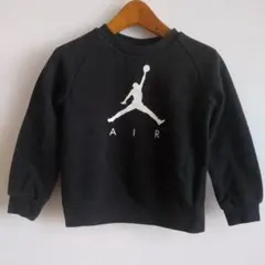 Jordan ブラック トレーナー 3T裏地フリースのサムネイル