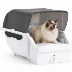 新品 UEEYAC（ユーヤク）猫 全自動トイレ 自動清掃 静音設計 8L - メルカリ