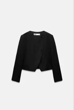 ZARA ZW COLLECTION クロップドジャケット ブラック