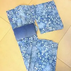 有松絞り 浴衣 団扇柄 居敷当て付き 美品 - メルカリ