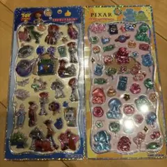 正規品 トイ・ストーリー ピクサー プチドロップステッカー 2枚セット