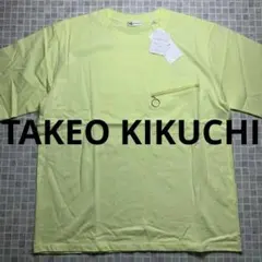 【新品】TAKEO KIKUCHI タケオキクチ　Tシャツ　バックプリント　Lのサムネイル