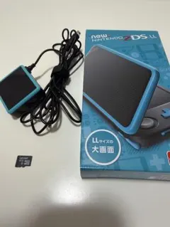 【極美品】new Nintendo 2DS LL 本体　メモリーカード　充電器付