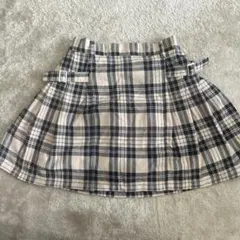 チェック柄 プリーツスカート Fサイズ