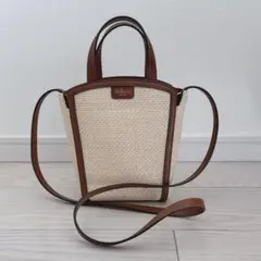Mulberry マルベリー ミニクロベリーラフィアトート - メルカリ