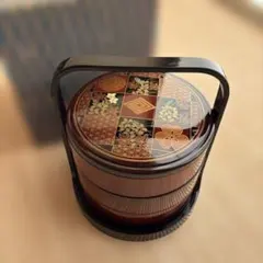 持ち手付き三段重箱 六三郎ごのみ漆器【新品.未使用】 - メルカリ