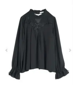 axes femme バックシャンブラウスプルオーバー