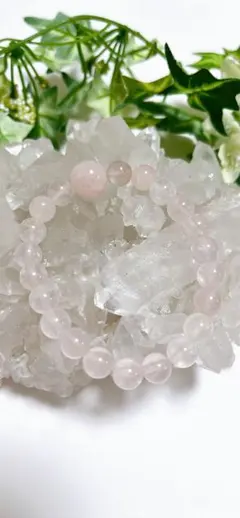 高品質 スターローズクォーツ ブレスレット 天然石 15cm おまけ付き