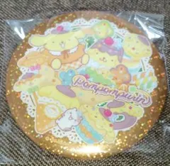 サンリオ　キラキラBIG缶バッジ　 ポムポムプリン