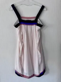 SONIA RYKIEL アメリカ購入 シフォンキャミワンピース シルク　絹のサムネイル
