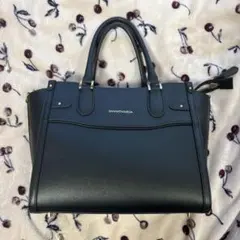 【美品】SAMANTHA VEGA ブラックハンドバッグ