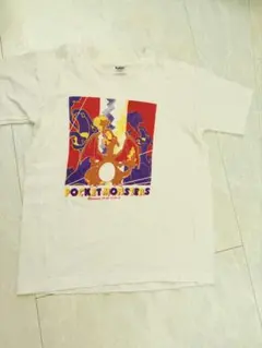 平成レトロ　リザードン　ポケモン　ヴィンテージ　 Tシャツ ホワイト