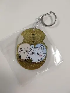 ちいかわ ラメアクリルキーホルダー5 ラッコ モモンガ サウナ ガチャポン