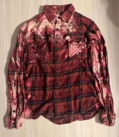 USED 古着 退色ネルシャツ ビンテージ　ヴィンテージ