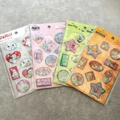 セリア ディズニー ウォーターシール 4枚セット