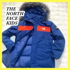 【THE NORTH FACE】KIDS キッズ　150 ダウンコート 青 韓国