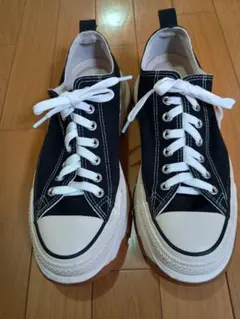 CONVERSE トレックウェーブ ブラック ローカット 厚底スニーカー
