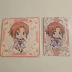 銀魂 銀魂日和 HANA BIYORI アクリルカード 缶バッジ 神威 セット