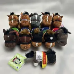 サラブレッドコレクション競走馬ぬいぐるみ11体セット