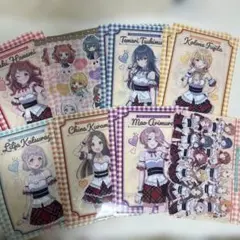 学園アイドルマスター クリアファイル8種　各2枚 合計16枚　1セット