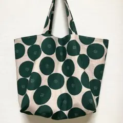 168大きめトートバッグ　ハンドメイド　あんぱん柄