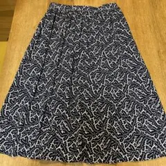 COMME des GARCONS フレアスカート 総柄 コットン Sのサムネイル