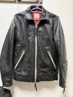 ナノユニバース　レザージャケット　メンズ　M