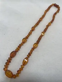 ★琥珀　ネックレス　約62cm★