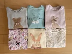 女の子130cmトレーナー6点セット おまけ1点付き