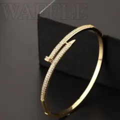 【釘 ブレスレット】メンズ レディース ゴールド ユニセックス 高級感 装飾