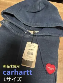 Carhartt フード付きパーカー ダークブルー 新品タグ付き