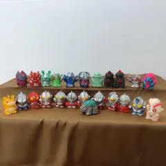 【まとめ売り】ウルトラマン　怪獣　指人形　24個セット　ソフビ