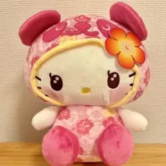 パンダ ハローキティ ハイビスカスBIGぬいぐるみ 산리오