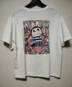 ラブブ ユニクロコラボ 半袖Tシャツ ホワイト