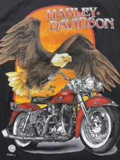 よ*ー様 Harley Davidson ビッグロゴ 90s tシャツ