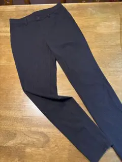 とんちゃん様。ユニクロ　ブラックストライプスキニーパンツ