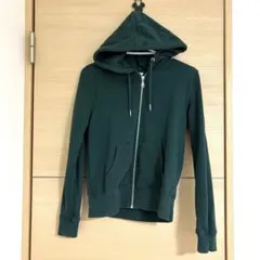 GU ダークグリーン フード付きパーカーのサムネイル