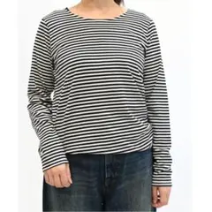 新品・タグ付！Heart Market ボーダー 長袖Ｔシャツ ブラック Ｍ