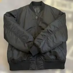 ブラック MA-1 フライトジャケット