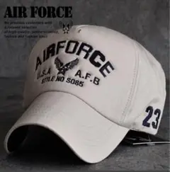 AIR FORCE ベースボールキャップ ベージュ 未使用