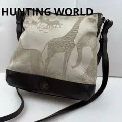 HUNTING WORLD ZOO サバンナ　レザー　アニマル 斜め掛けのサムネイル