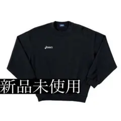激レア新品】アシックス スウェットトレーナー ブラック Y2K ストリート