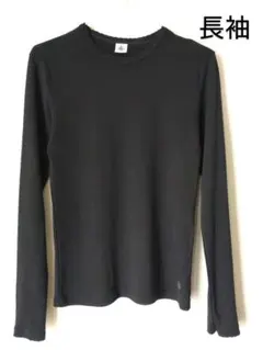 PETIT BATEAU　プチバトー　半袖と長袖Tシャツ　セット　黒　綿100%