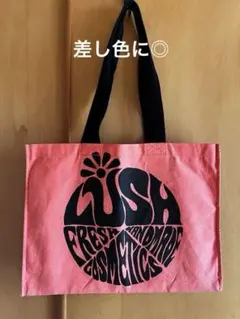 夏カラー ネオンオレンジ トートバッグ A4可 軽量 美品 差し色 コーデ映えのサムネイル
