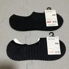 ユニクロベリーショートソックス 25-27cm ブラック