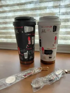 スターバックス プラダを着た悪魔2 中国限定 タンブラー 黒白セット