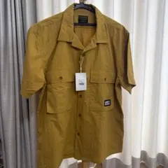⭐︎値下げ⭐︎ AT-DIRTY からし色 ナイロン シャツ